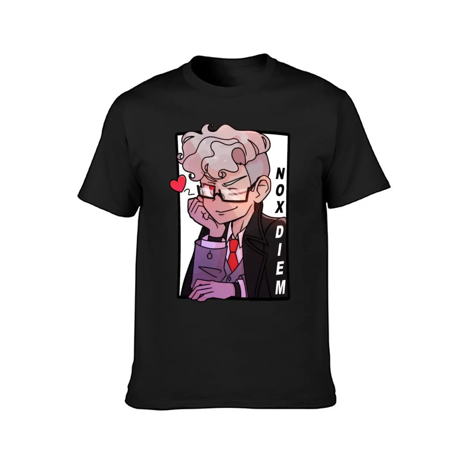 Nox Wink T-Shirt for a boy plus size tops kawaii clothes black t shirts for men