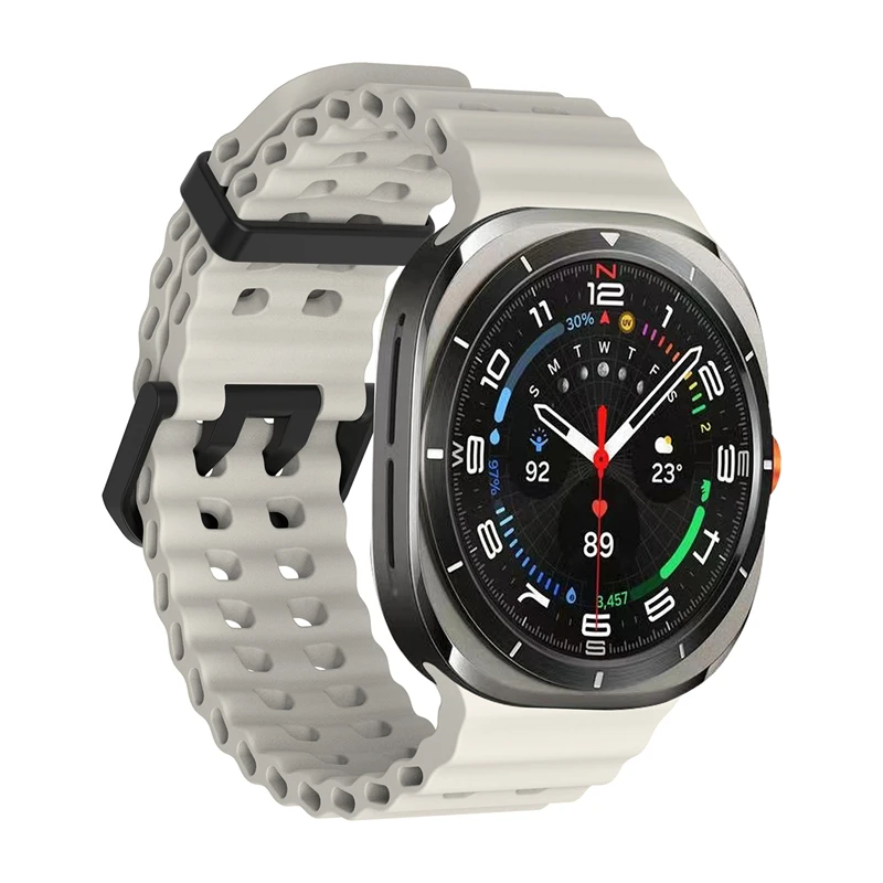 1:1 Marine Band für Samsung Galaxy Watch Ultra2 2026 Ultra 2025 2024 Armband Sport Silikon-Armband für Samsung Galaxy Ultra 47mm – Detail 21