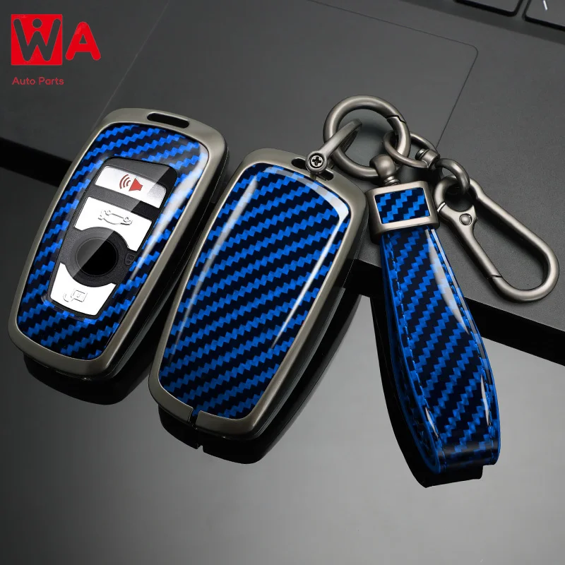 

Carbon Fiber Zinc Alloy Car Key Case Cover For BMW 1 3 5 7 Series X1 X3 X4 X5 F10 F15 F16 F20 F30 F18 F25 M3 M4 E34 Accessories