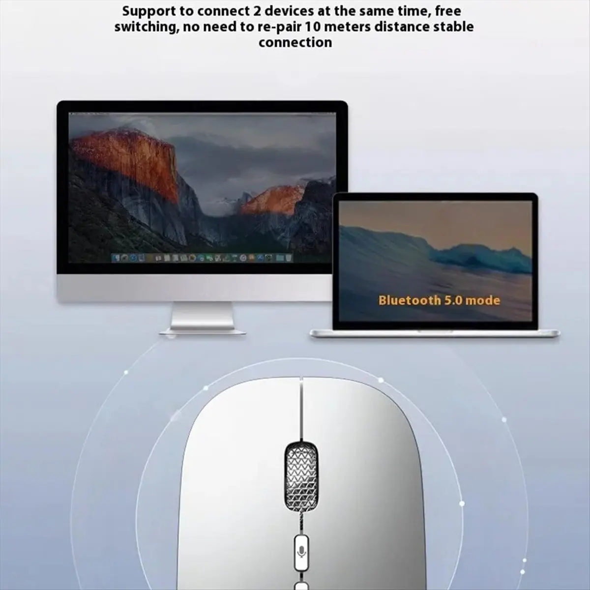 Stable- Ai Intelligent Voice Mouse with Translation Game Office Wireless Bluetooth Ai Intelligent Voice Wireless Mouse