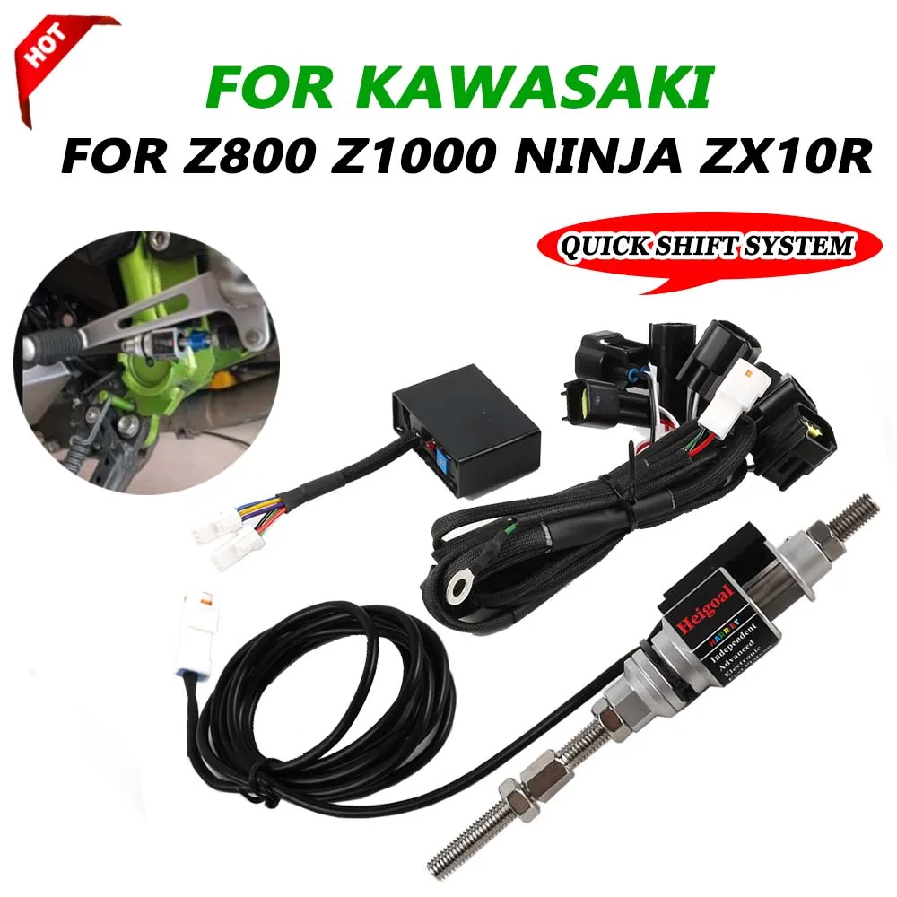 

For Kawasaki Z800 Z1000 Ninja ZX10R ZX 10R 2019 - 2024 Motorcycle QuickShifter Quick Shift System Electric Quick Shifter One Way