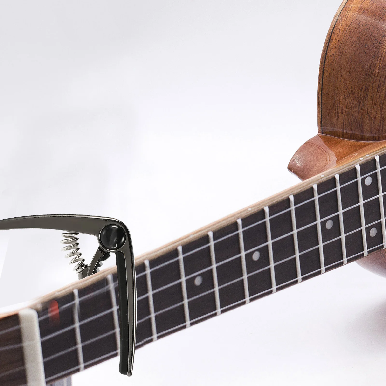 

Guitar Capo Zinc Alloy Clip Adjustable Spring Tension Clamp for Acoustic Electric Guitar Portable Tuning Accessory