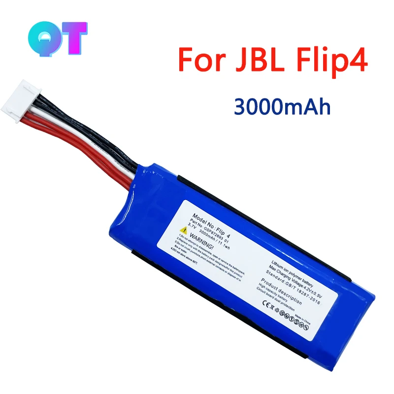 100% Original New for JBL Flip 4, Flip 4 Special Edition GSP872693 01 flip4 3000mah battery Batteries