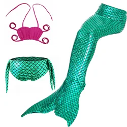Hot Sale Halloween Mermaid Cosplay Mermaid Tail Sequins fish scale Swimsuit Costumes Mermaid Princess Dress for Kid