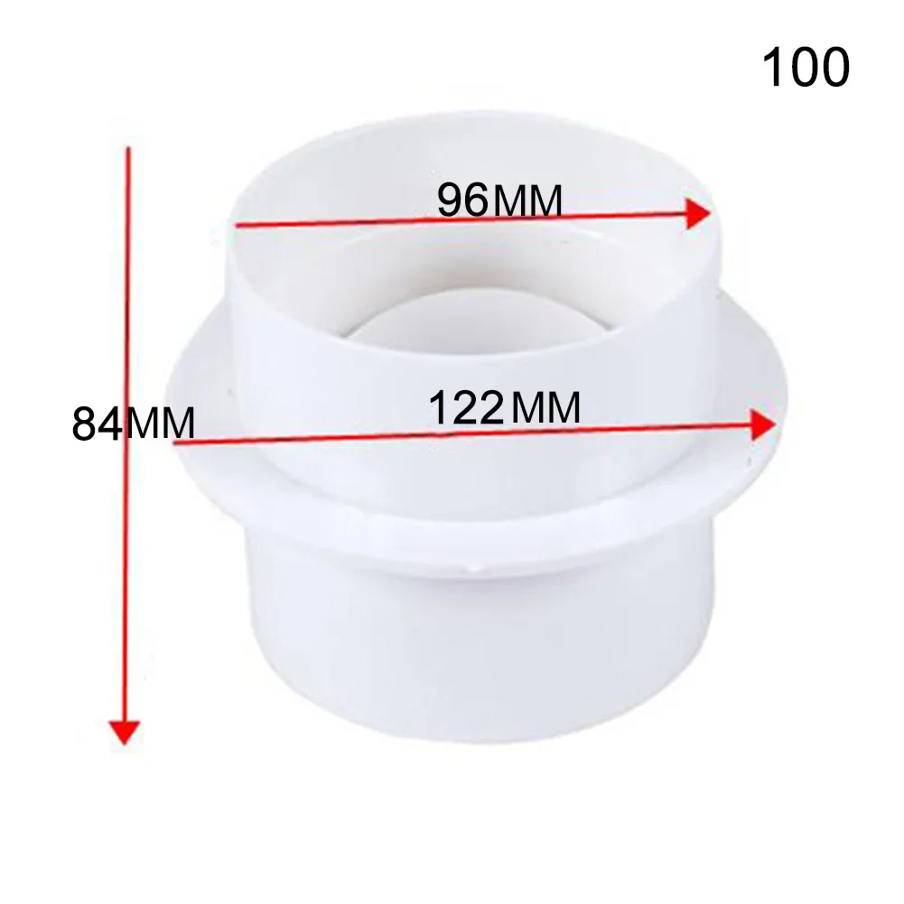 Unidirectional Check Valve For Efficient Bathroom Ventilation Prevent Backflow Protect Against Mosquito Invasion