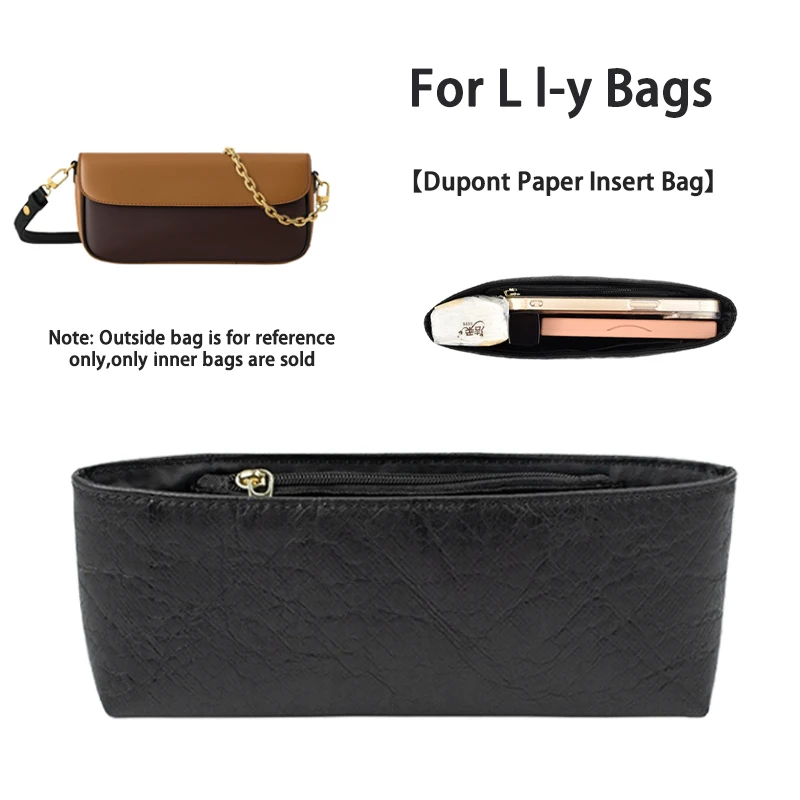 EverToner Dupont Paper Organizer Insert Inner Bag for L l-y Bags Women's Handbag Support Waterproof Liner Storage Accessory