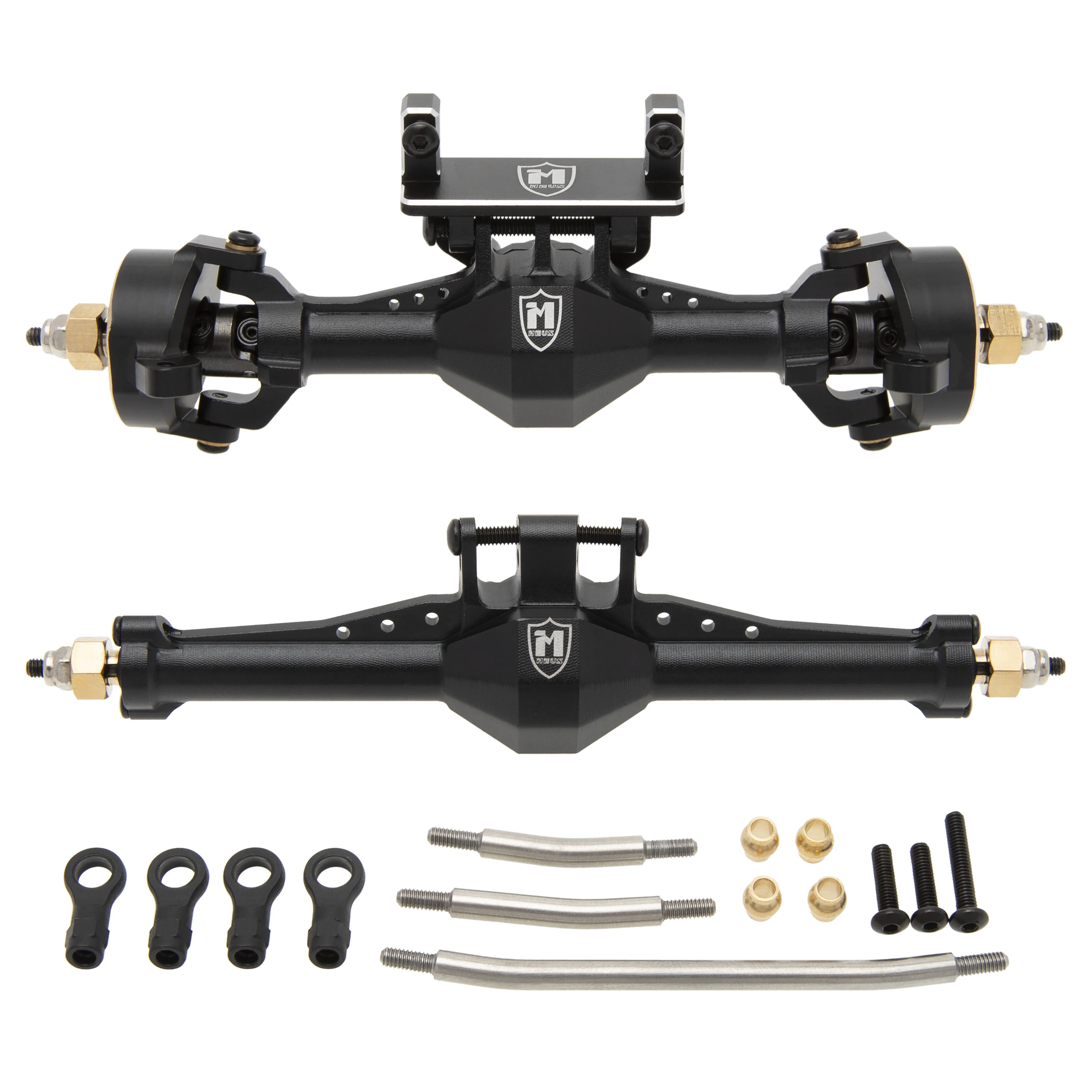 MEUS Racing Isokinetic 3-sekcyjne osie przednie i tylne CVD Maksymalny kąt skrętu 52 °   Szeroki +5MM dla TRX4M Upgrade 1/18 RC Crawle