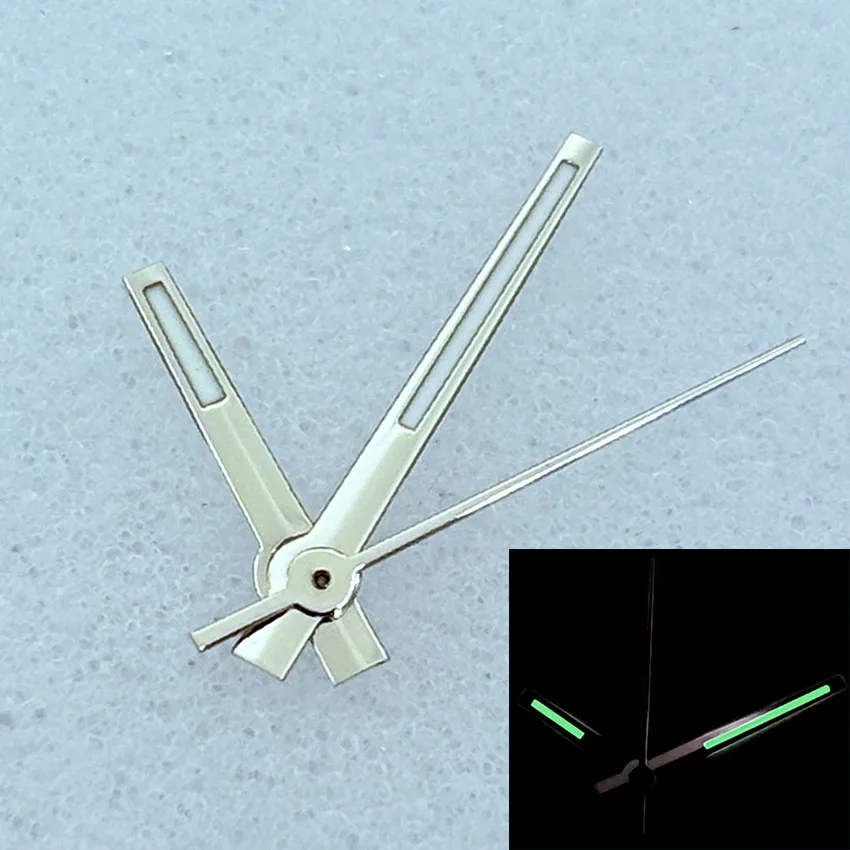 Стрелки часов, иглы, светящиеся стрелки Datejust для NH35/NH36, запасная часть,Полированное серебро, золото, NH35