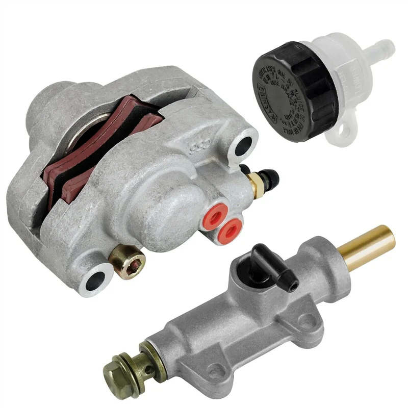 

A029-Rear Brake Caliper W/ Master Cyl Brake Fluid Reservoir For Polaris Trail Boss 330 Magnum 500 2001-2003