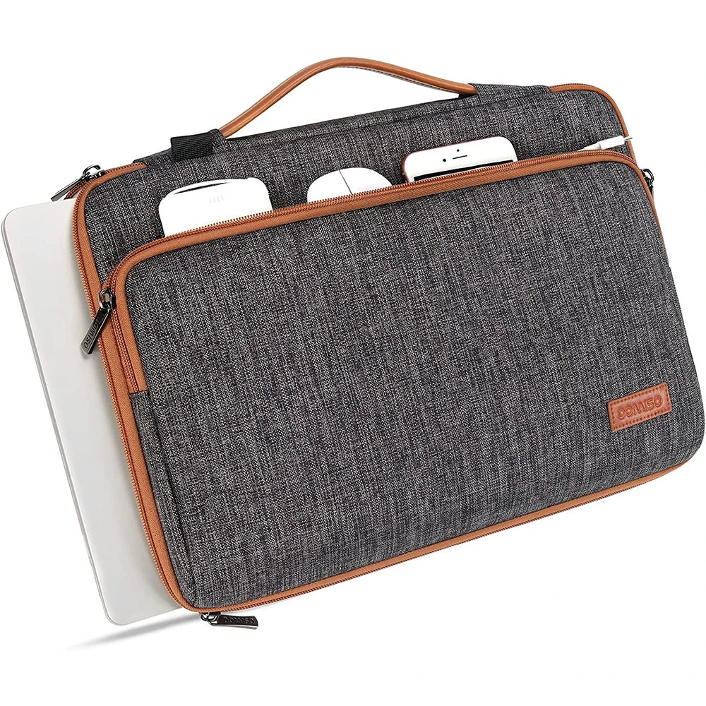 Imagem -03 - Domiso Impermeável Shockproof Shoulder Bolsa Notebook Sleeve Case Capa Protetora 14 15.6 17.3