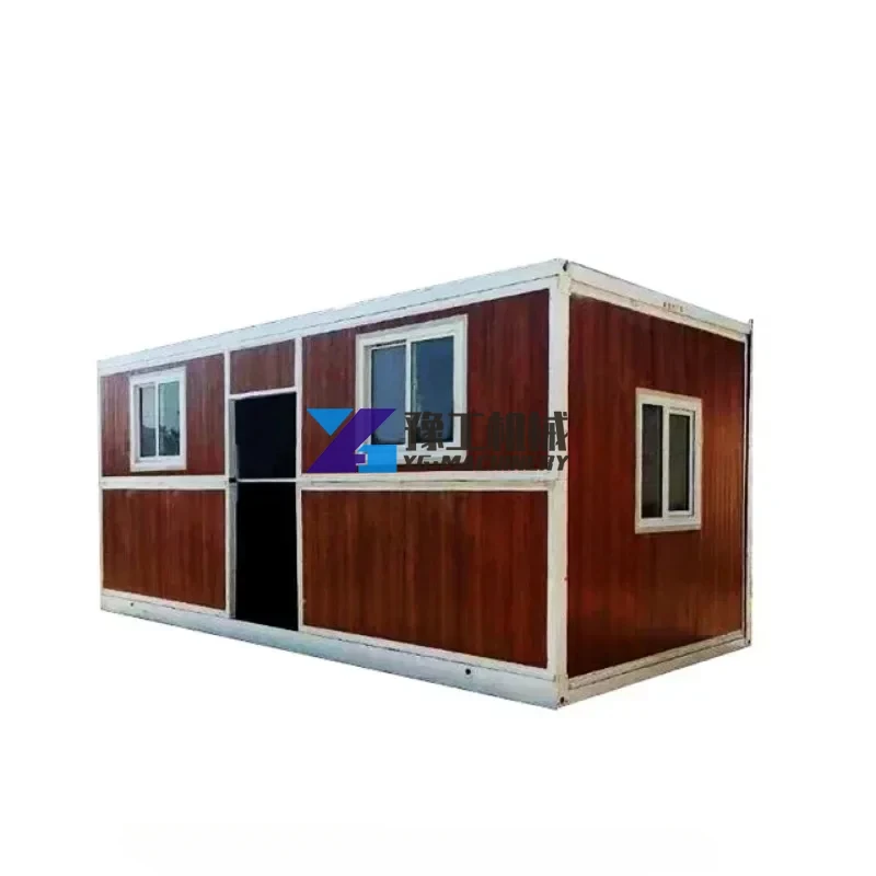 Case container personalizzate Spedizione prefabbricata da 20 piedi Kit casa minuscola Casa container Casa prefabbricata pieghevole mobile inviata