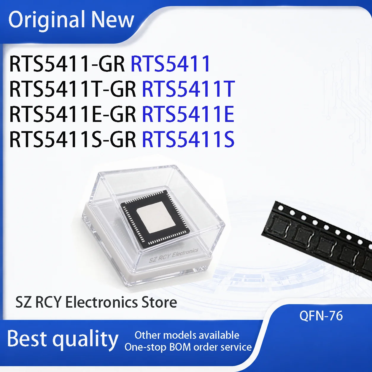(2-30 PCS)NEW RTS5411 RTS5411T RTS5411E RTS5411S RTS5411-GR RTS5411T-GR RTS5411E-GR RTS5411S-GR QFN Chipset