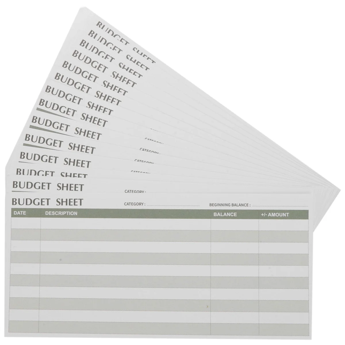 Waterproof Cash Budget , Reusable Plastic Cash Envelopes, Money Envelopes for Budgeting and Saving