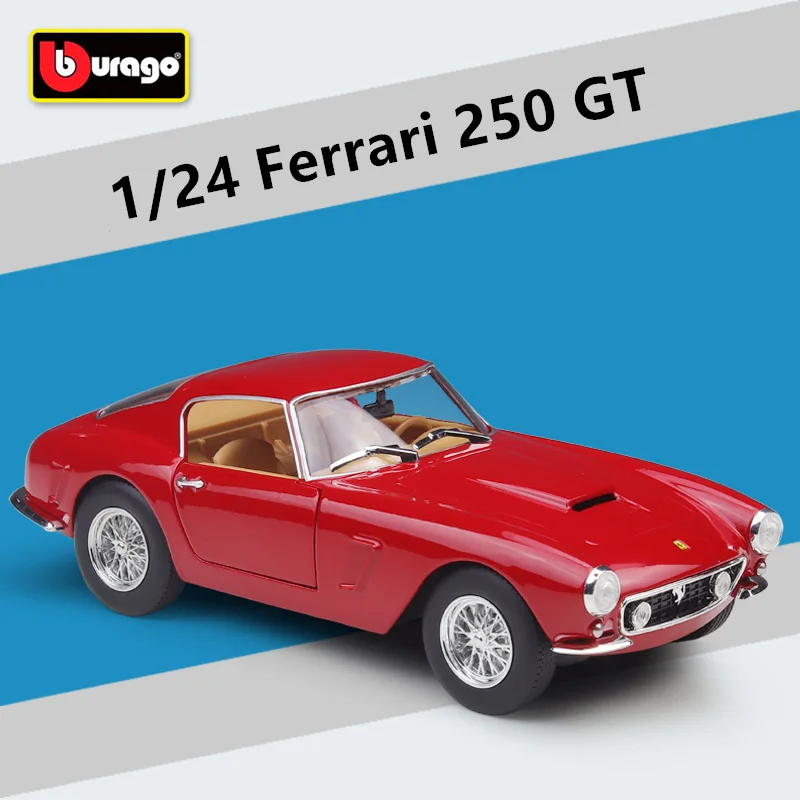 1:24 Ferrari 250 GT Berlinetta Passo Corto Alloy Sports Car Model