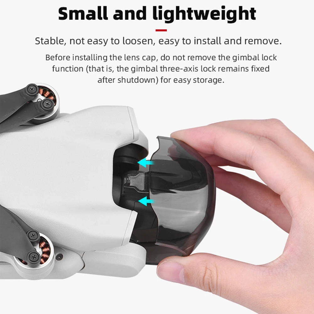 Lens Caps Cover for DJI Mini 3 Drone Gimbal Protector Guard Camera Anti-Scratch Dust-proof Cover for DJI Mini 3 Accessories