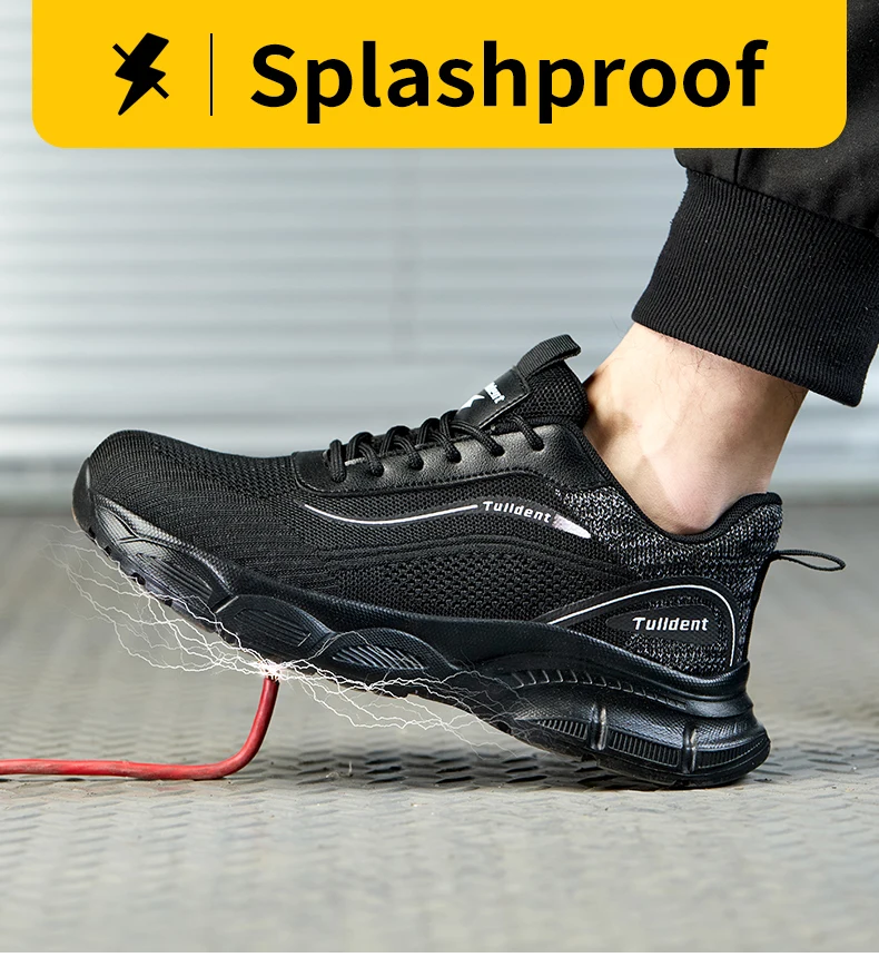Sicherheitsschuhe für Herren, Anti-Schlag- und Anti-Stich-Arbeitsschuhe, unzerstörbare Sicherheitsstiefel für Herren, isolierte Schuhe, taktische Stiefel – Detail 8