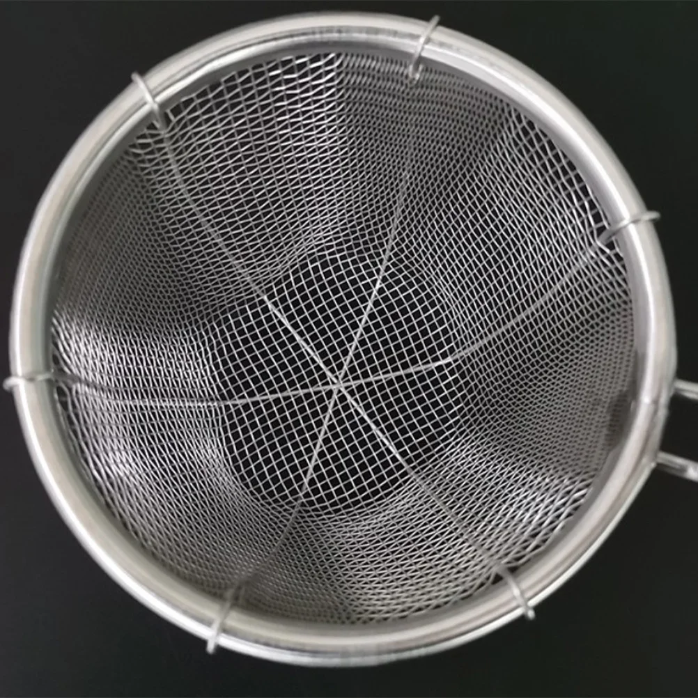 

Coffee Sieve Mesh Stainless Steel Thickened Edge Long Handle Skimmer For Soup Oil Filter Kitchen Tool Dishwasher Safe