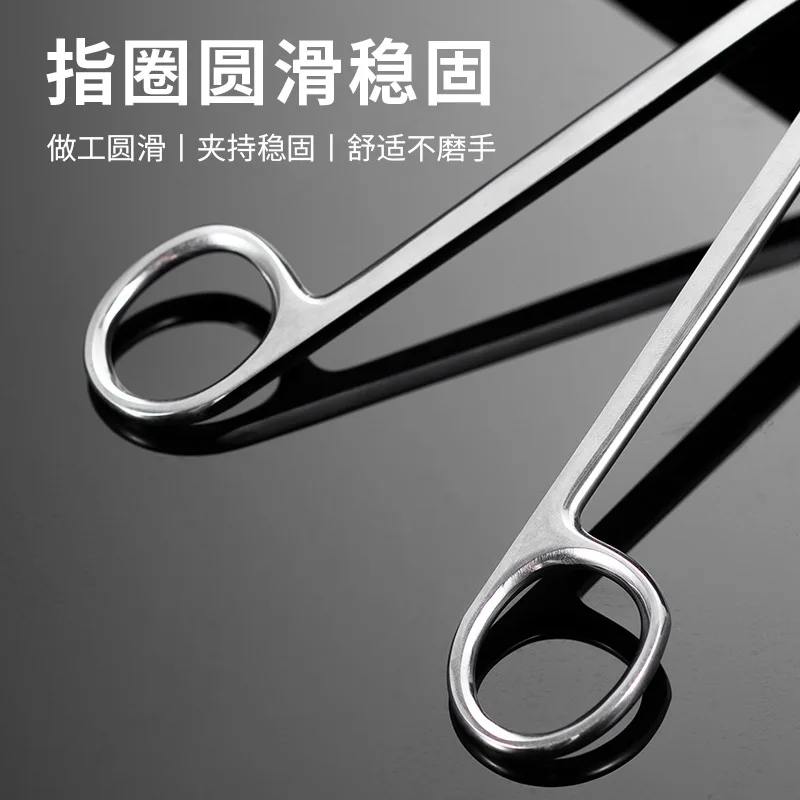 الفولاذ المقاوم للصدأ الجراحية الطبية الصف مستقيم تلميح تشريح الحيوانات الأليفة الاستمالة مختبر الشاش مقص #3