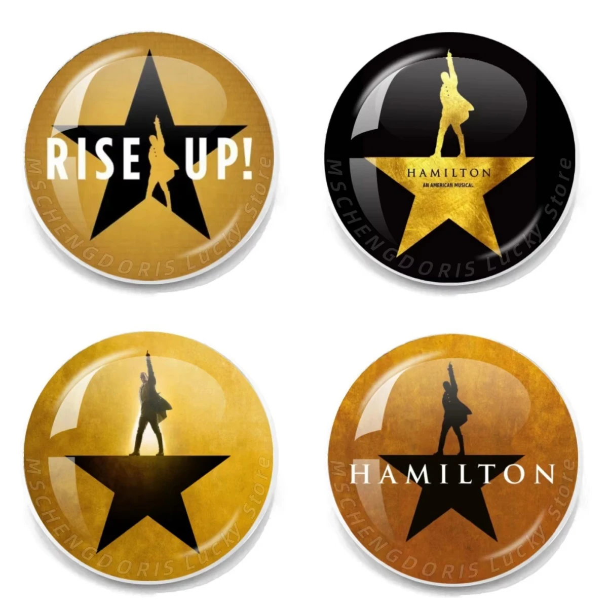 American Musical Hamilton Anime Pin Handmade Brooch Clothes Cartoon Badge Backpack Decoration Jewelry Accessories MS042