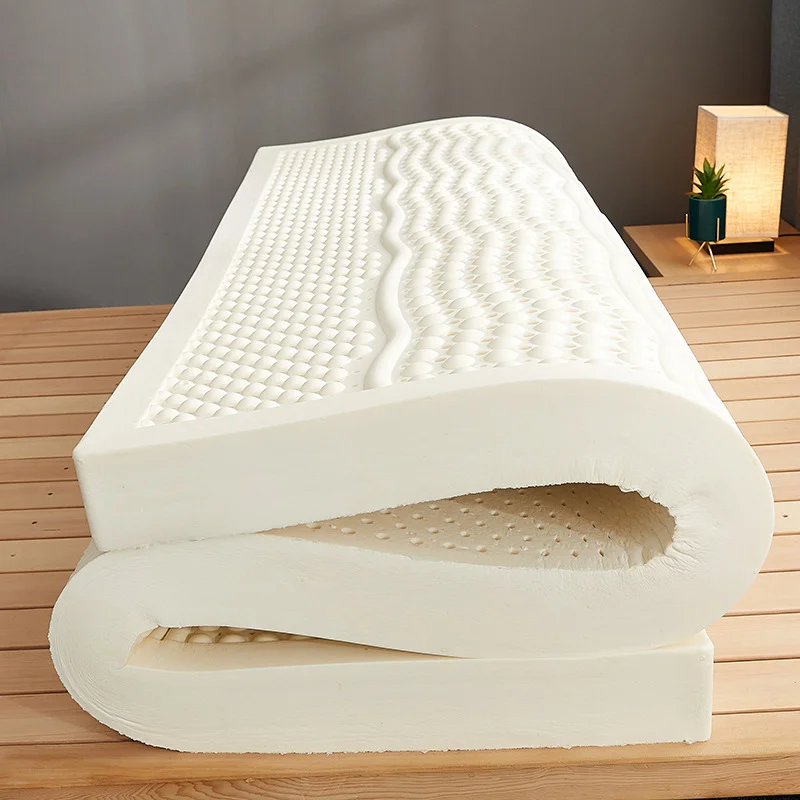 100% Thailand natural latex mattress imported natural rubber pure mattress thickened 5/7.5/10cm home dormitory cushion mat