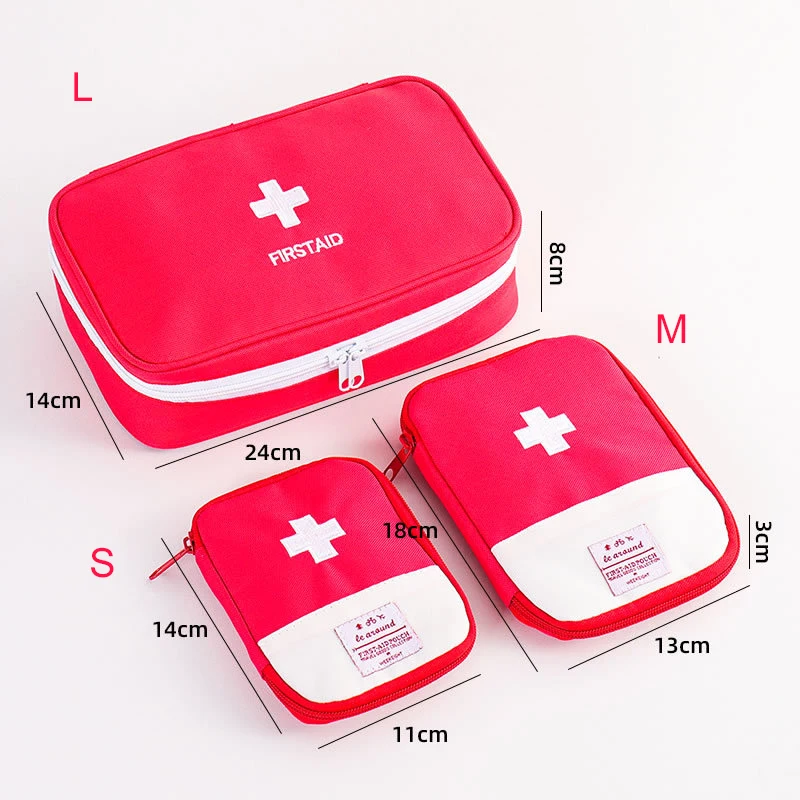 Kit di pronto soccorso da campeggio portatile borsa medica di emergenza custodia da viaggio custodia impermeabile per Kit per auto borsa vuota di