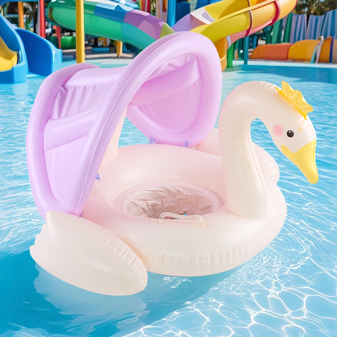 

1PC Inflatable Swan Float, Thickened Summer Pool Float, Suitable for Pool, Beach, and Party