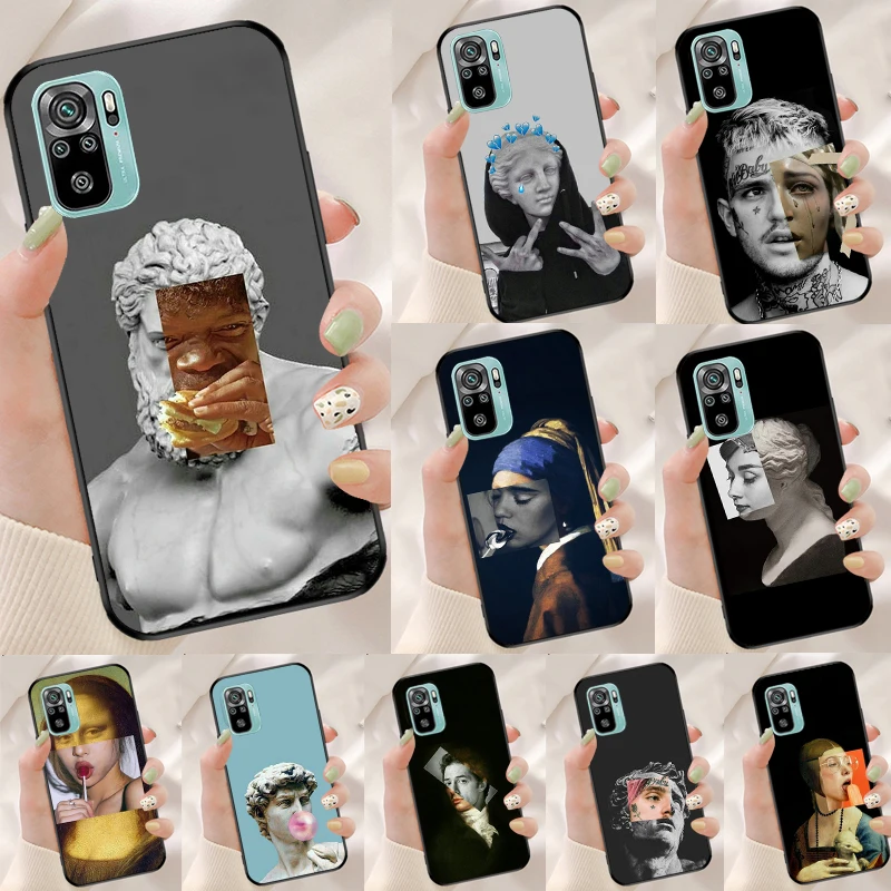 Famous Aesthetic Statue Cover For Xiaomi Redmi Note 14 13 12 9 10 11 Pro 9S 10S 11S 12S Redmi 14C 10C 12C 13C Case