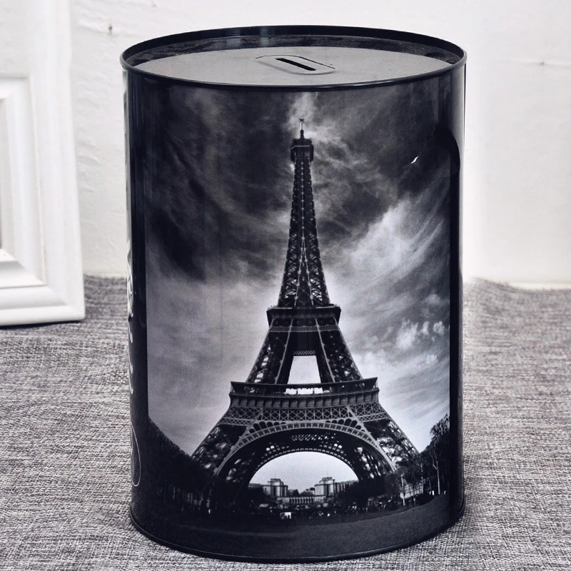 Big Original Piggy Bank Adult Metal Jar Money Saving Box Coin Bank Storage Organizer Box Children Moneybox Birthday Gift Ideas