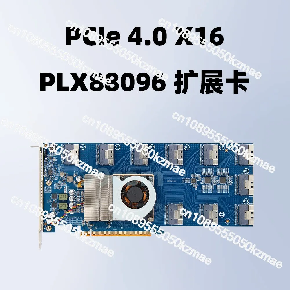 For PLX88096 expansion card/PCIe 4.0/Split-free/X16/SFF8654