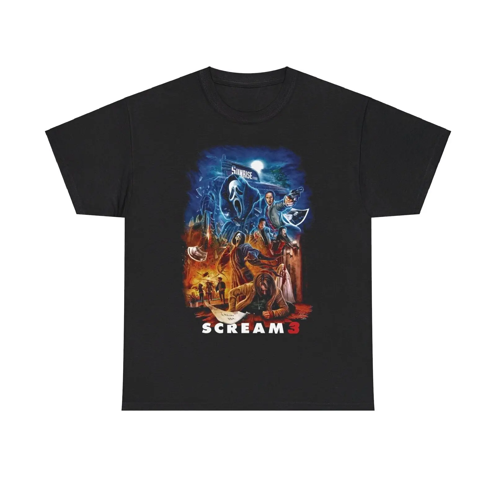 Scream 3 Horror Movie T-shirt