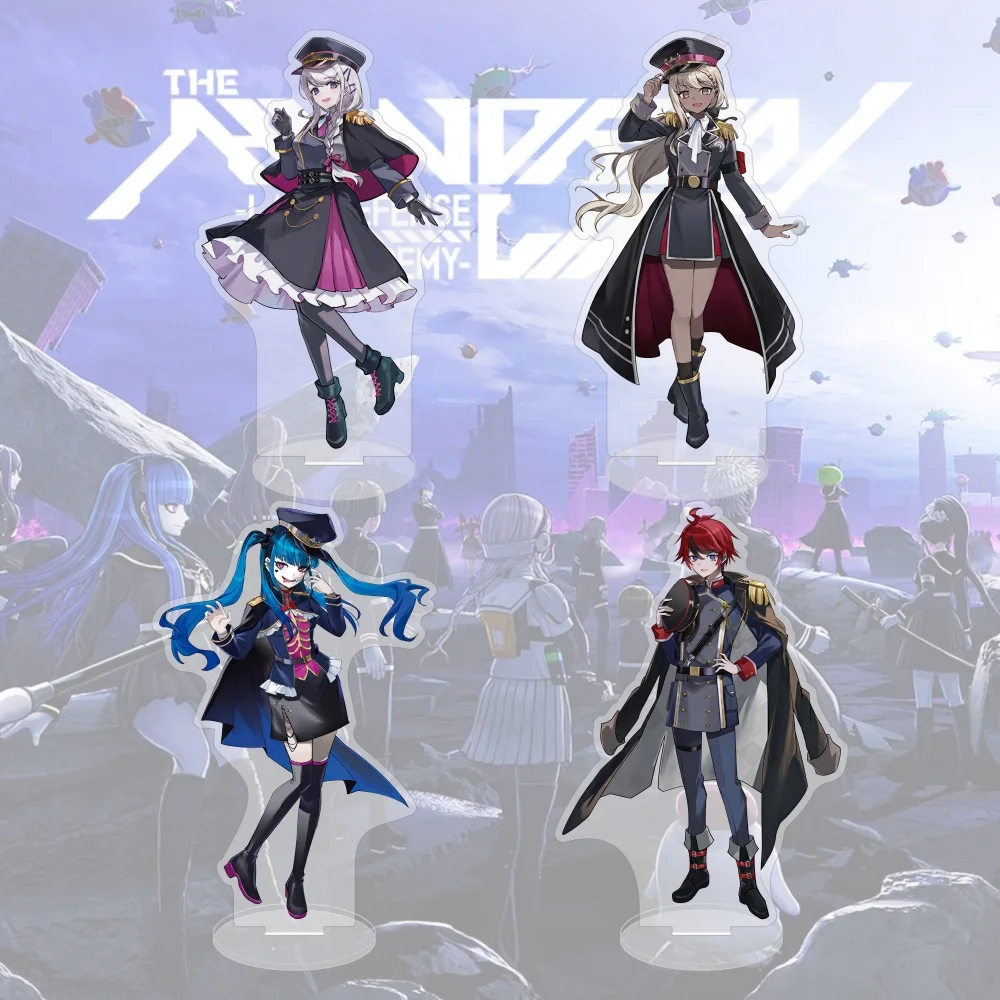 The Hundred Line -Last Defense Academy- Anime 15cm Acrylic Stand Figure Cartoon Desktop Ornament Collection Model Toy Keychain