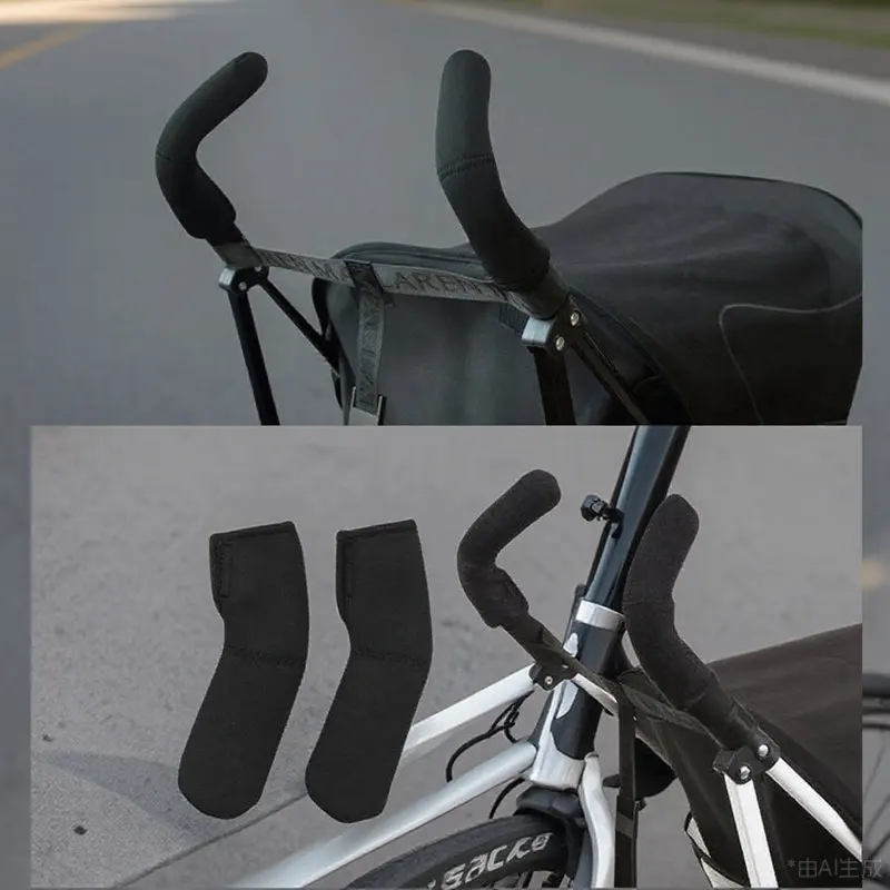 

Stroller Handle Covers Elastic Universal Fit for Baby Carriage Grip Protection Fresh Look Hook Loop Closure Stretchable