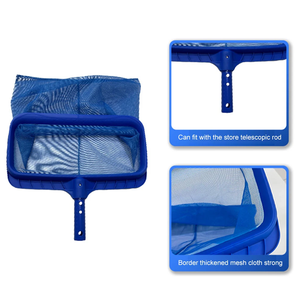 Leaf Skimmer Swimming Pools Skimmer Net Leaf Rake Deep Bag Professional Swimming Pool Cleaning Nets for Cleaning Spa Pond Pool