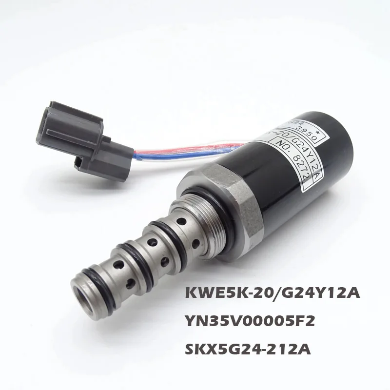 

KWE5K-20/G24Y12A YN35V00005F2 SKX5G24-212A solenoid valves are suitable for excavators SK200-2 SK200-5
