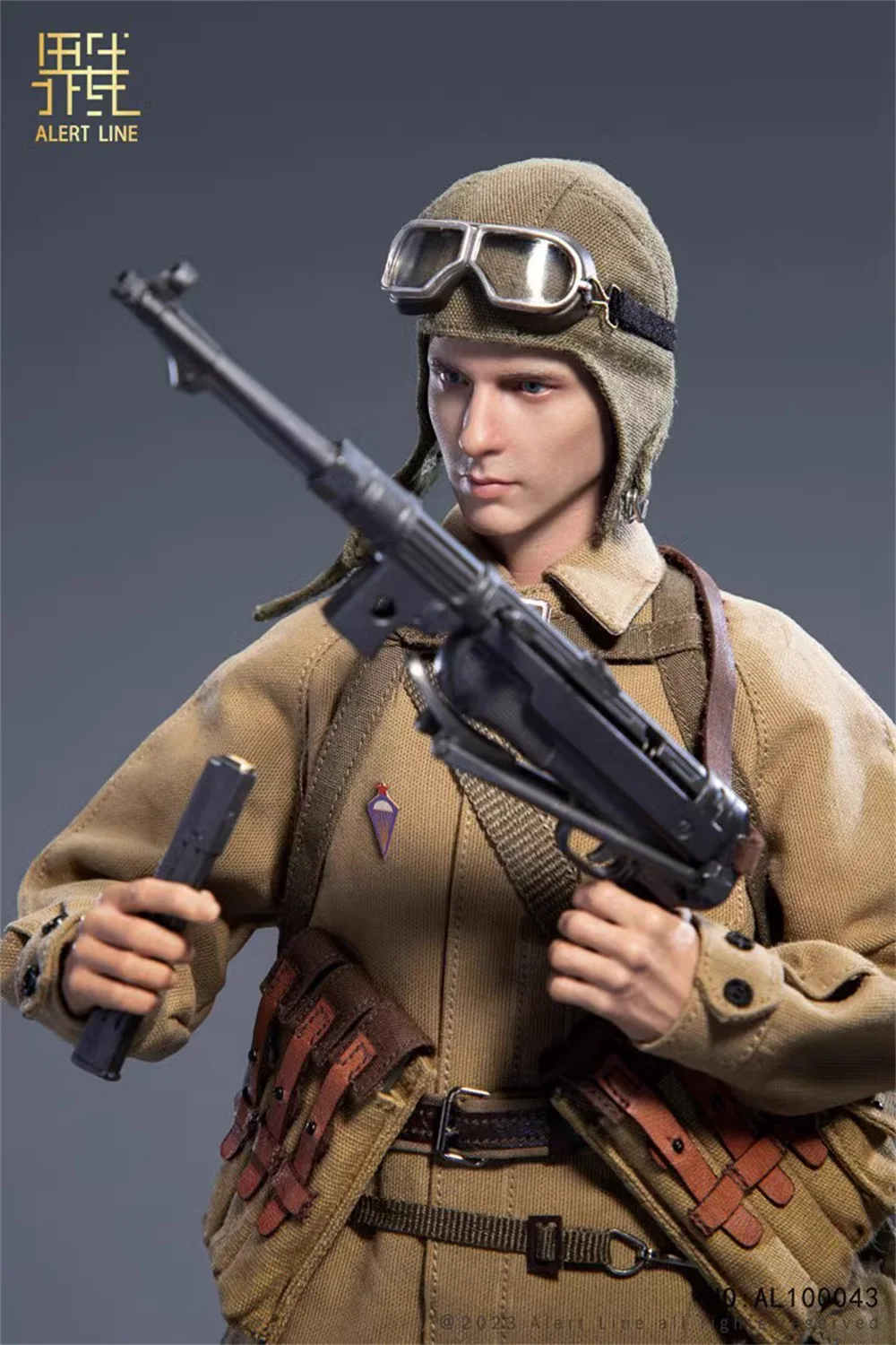 Red Alert WWII Series Soviet Soldier Doll Conjunto completo, brinquedos de ação russos, presente modelo para fãs, coletar fãs, AL100043, 1:6, grandes vendas