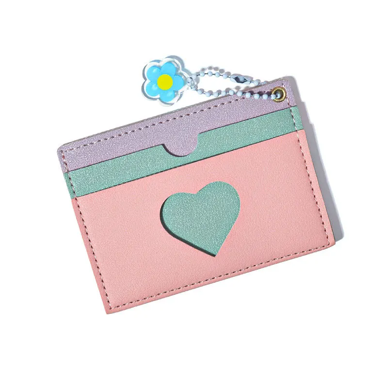 New Women Wallets Dopamine Card Bag Short Female Purse Multi Colored Multi Card Bag Small Wallets Card Holder Money Bag