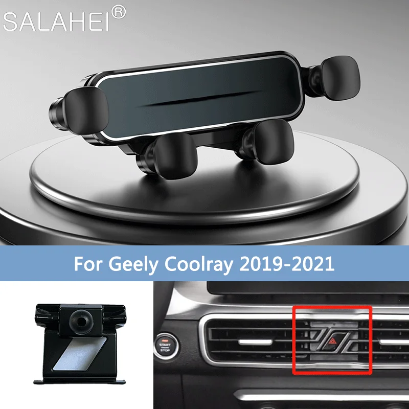 

Car Mobile Phone Holder For Geely Coolray SX11 Proton X50 2022 Air Vent GPS Stand Rotatable Support Bracket Interior Accessories