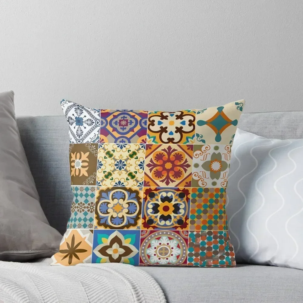

traditional portuguese tiles ''azulejo português'' Throw Pillow Throw Pillow Pillowcases For Pillows pillow
