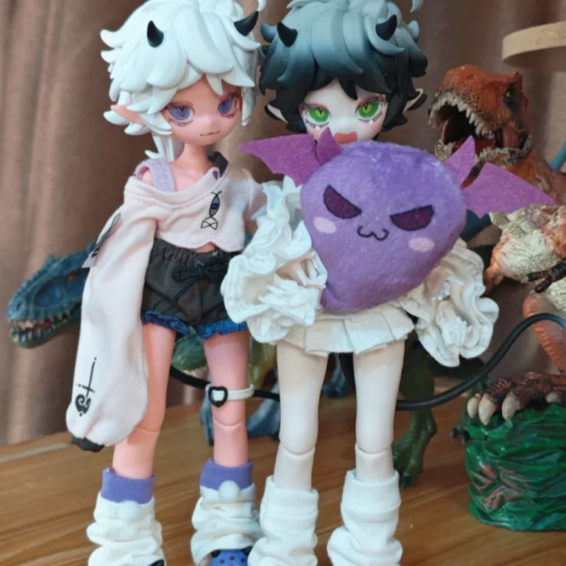 

Новый оригинальный Cooze Devil'S Horn Bjd слепая коробка 1/8 Mjd мобильная фигурка Коллекционная модель игрушки коробка-сюрприз подарок