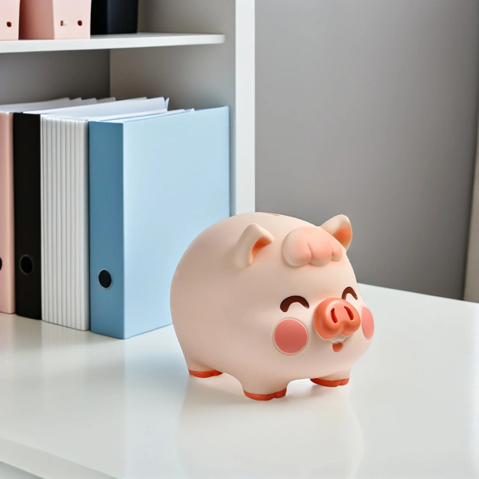 Salvadanaio infrangibile per ragazzi e ragazze Barattolo di soldi in morbido vinile per cartoni animati Incoraggia le abitudini di risparmio Porta contanti leggero per bambini
