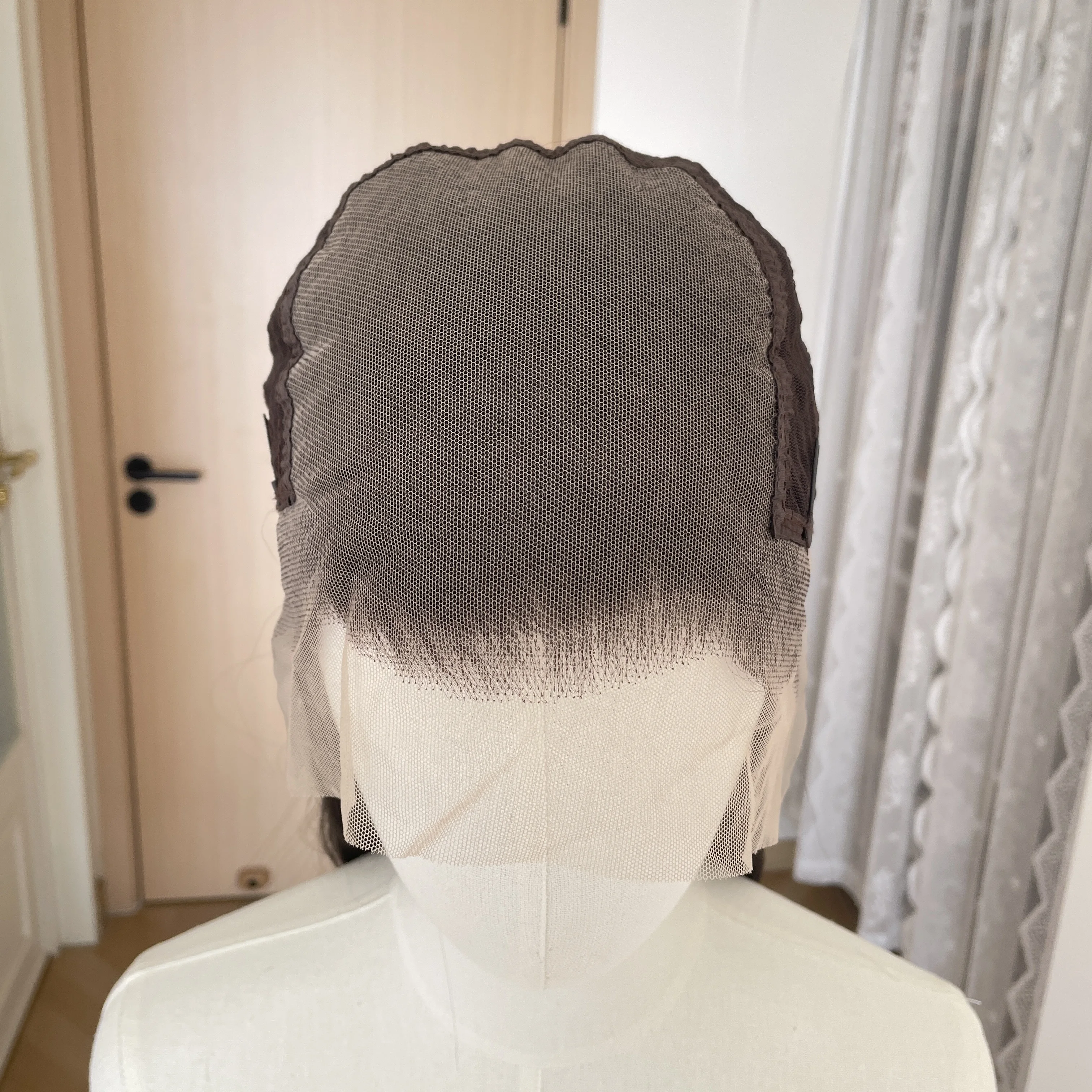 Medium Brown Synthetic Hair 13x6 Lace Wigs for Black Women Heat Resistant 26 Inch Long Straight Full Hand Tied Free Part 150%