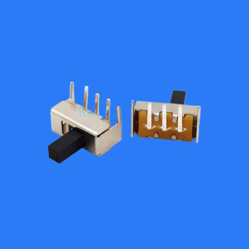 100pcs/ SS-12 F23 2 toggle switch horizontal slide switch 5 foot toggle switch three-legged foot toy switch