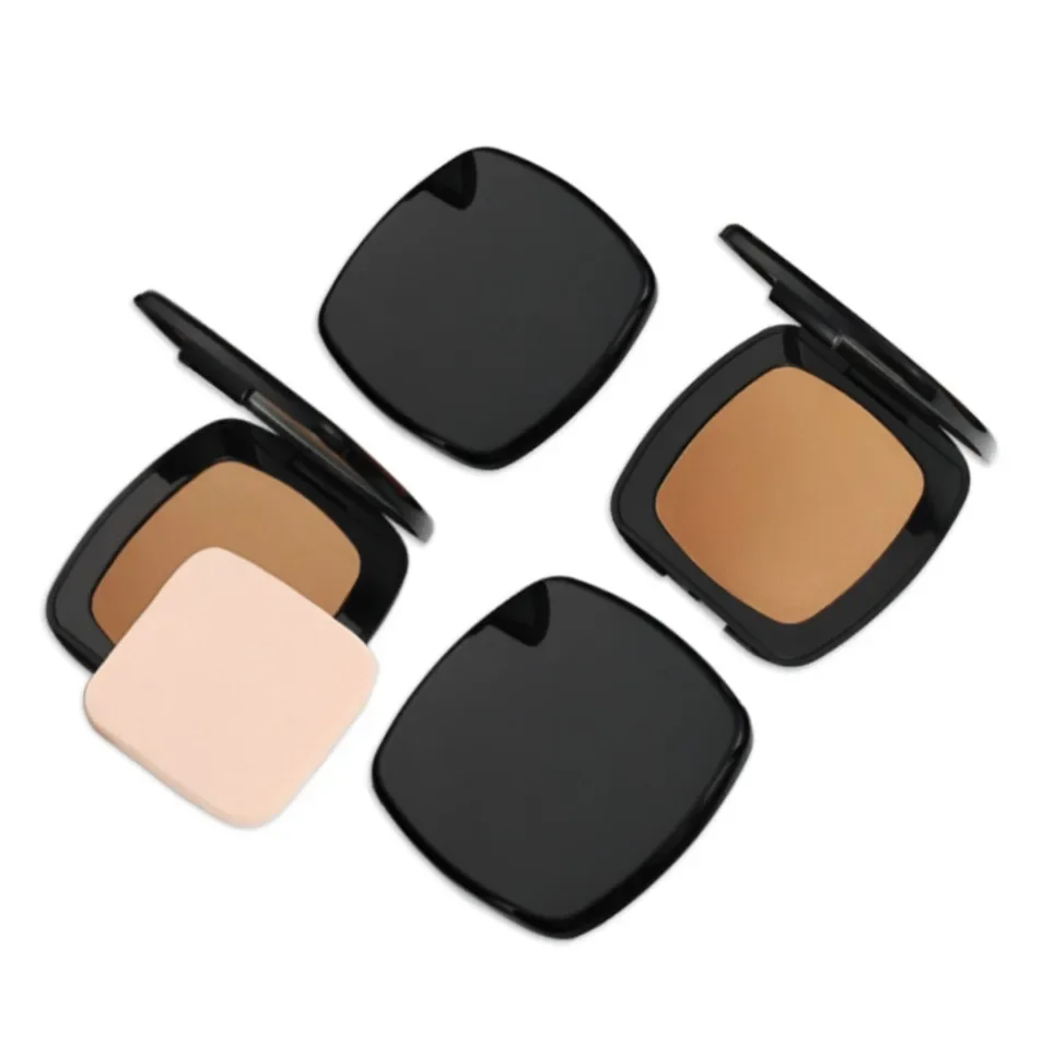 Private Label Vegan Makeup Round Hole Concealer Pressed Powder Contour Palette For Beauty Salon Custom Logo Wholesale