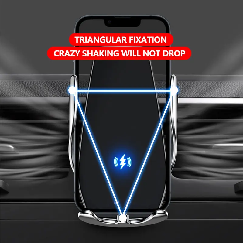 Car Phone Holder For Mercedes-Benz E Class W212 W213 CLS Air Outlet Dedicate Fix Navigation Stand Wireless Charging Phone Holder
