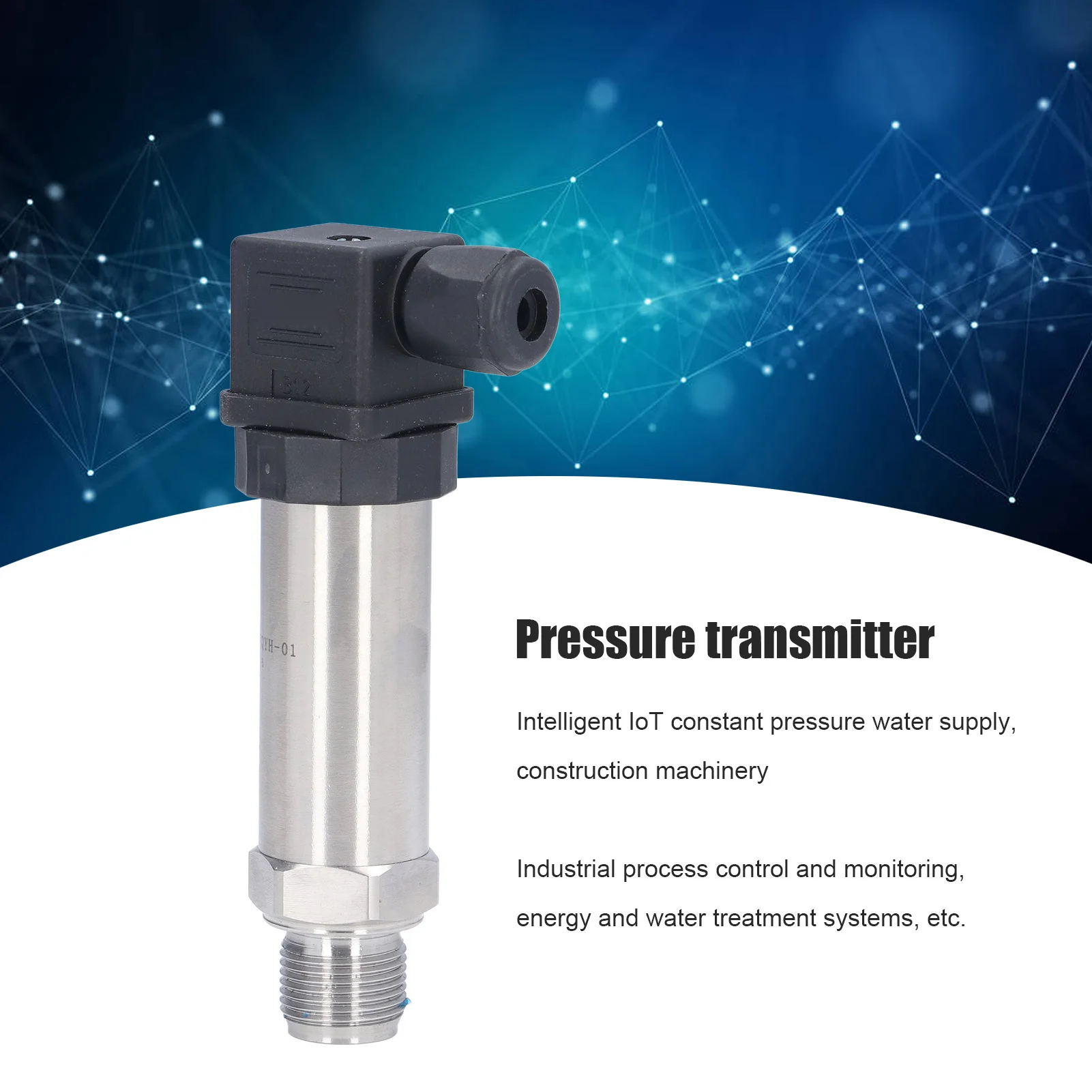 Pressure Transducer Sensor Pressure Transmitter Water  Oil Gas Transducer Sensor 0‑2.5Mpa 4‑20mA DC24V OMSJD‑XQYH‑01
