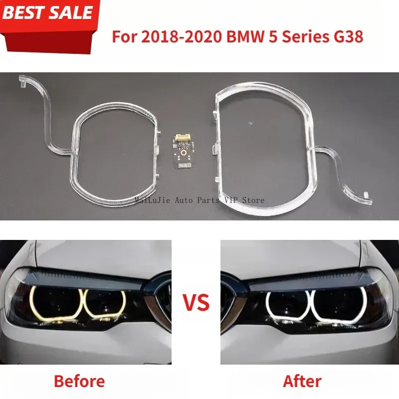 

For BMW 5 Series G38 2018-2020 models Low-spec daytime running light chip Light guide chip white light ballast module angel eye