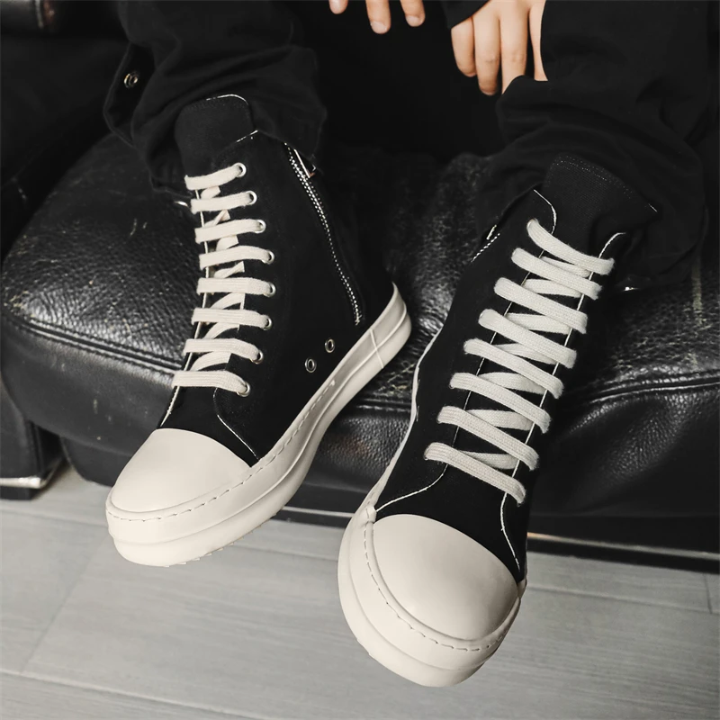 Мужские и женские повседневные кроссовки, высокая спортивная обувь, кожаные ботильоны на шнуровке, обувь для скейтборда, баскетбольные кроссовки 35-44