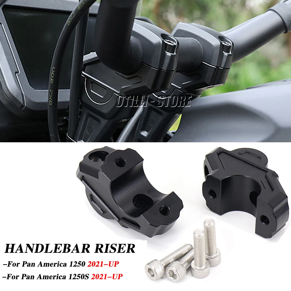 

PA1250 PA1250S Motorcycle Handlebar Riser Bar Mount Handle Clamp New For Pan America 1250 Special 1250S 2021 2022