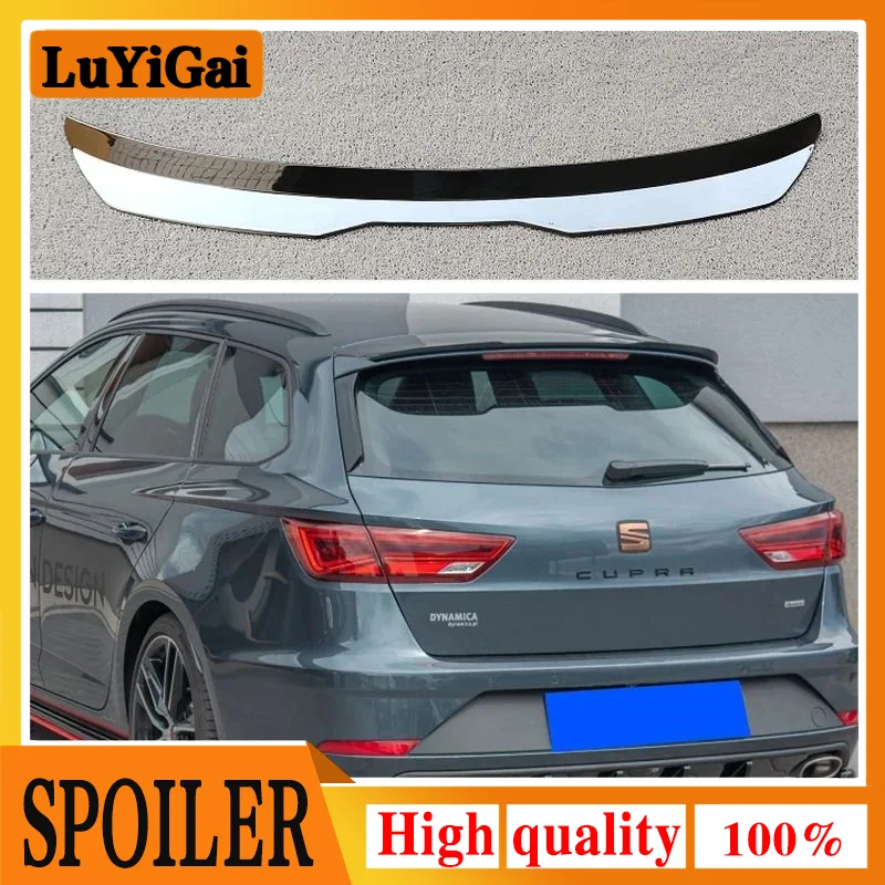 For Seat LEON 1P 5F MK3 For ST Cupra TGI / FR Hatchback Rear Roof Lip Spoiler Roof Rear Wing Body Kit Accessories Car Spoiler