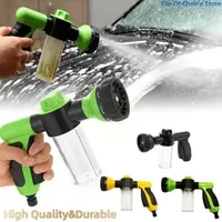 8in1 Portable Auto Foam Lance Water Gun High Pressure Nozzle Car Washer Sprayer Cleaning Tool Automobile Car Accessories